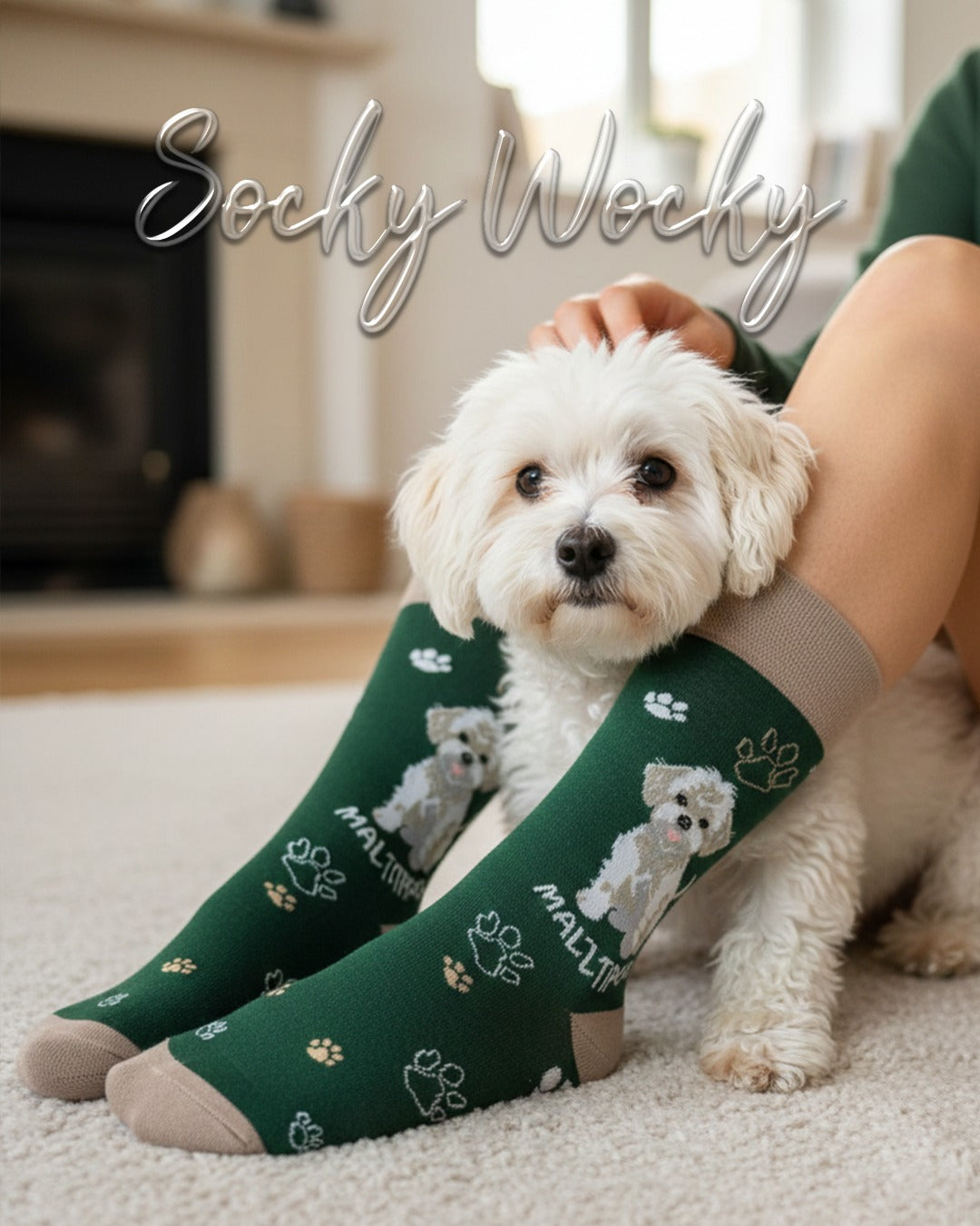 Maltipoo Socks Designer Dog Edition